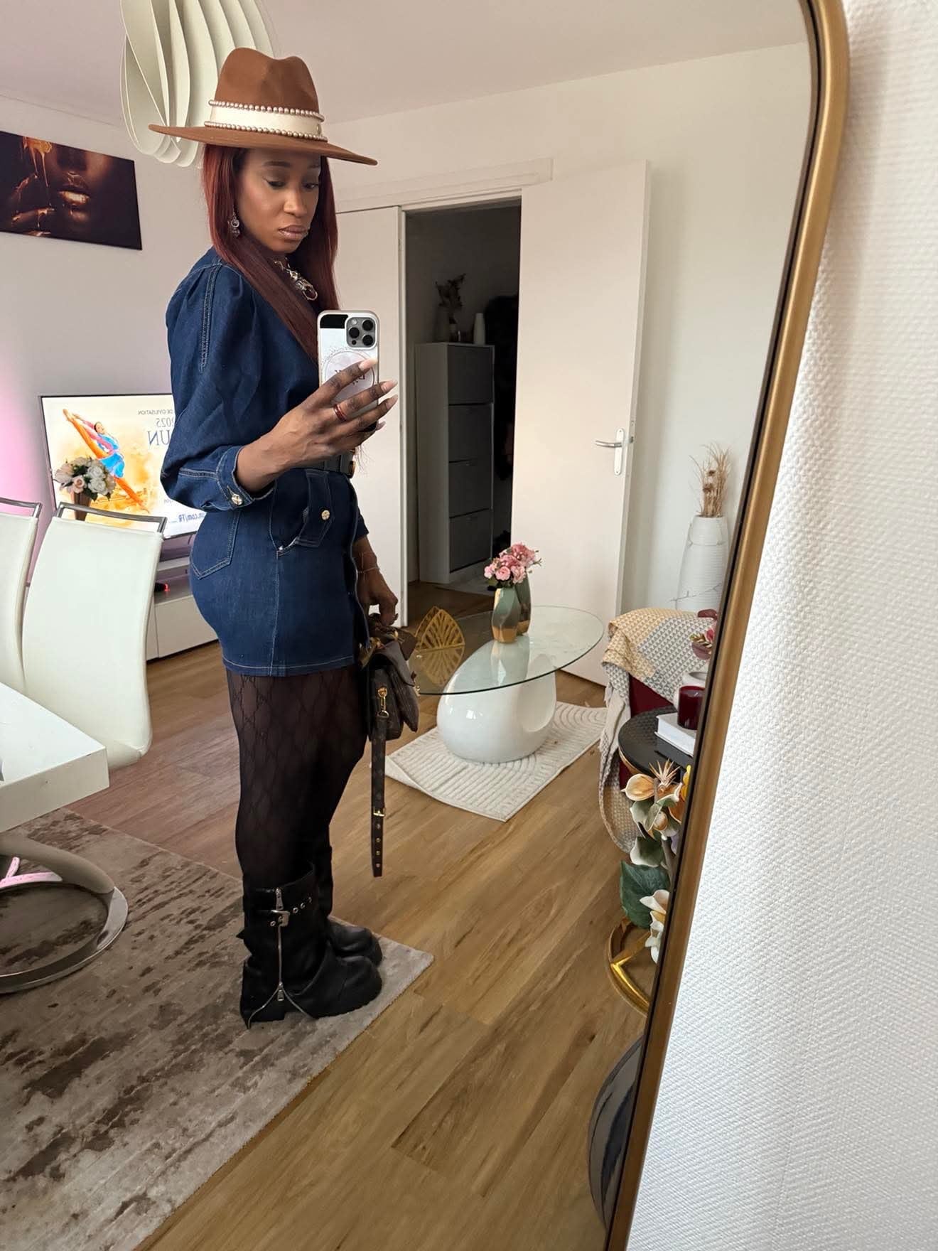 Robe en jean