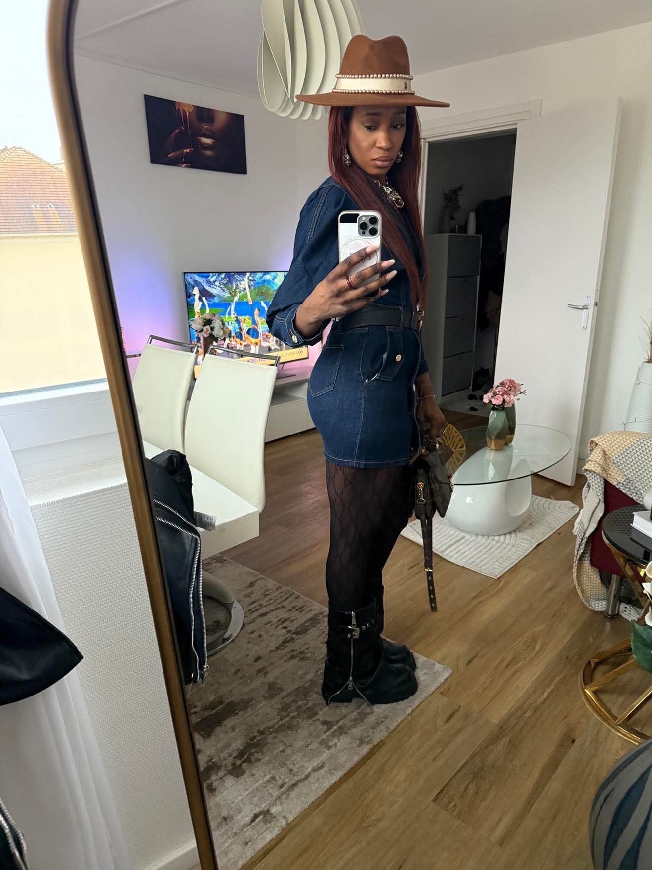 Robe en jean