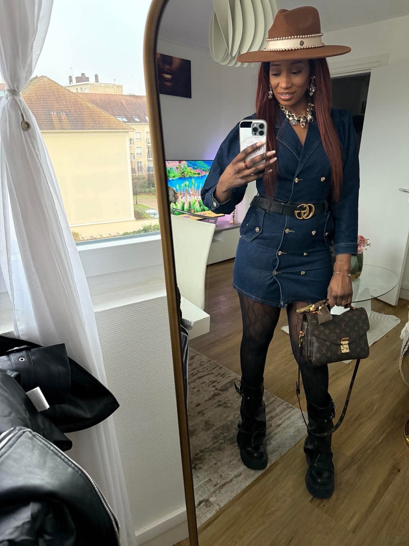Robe en jean