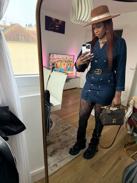 Robe en jean